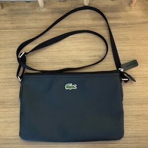 Black Lacoste crossbody